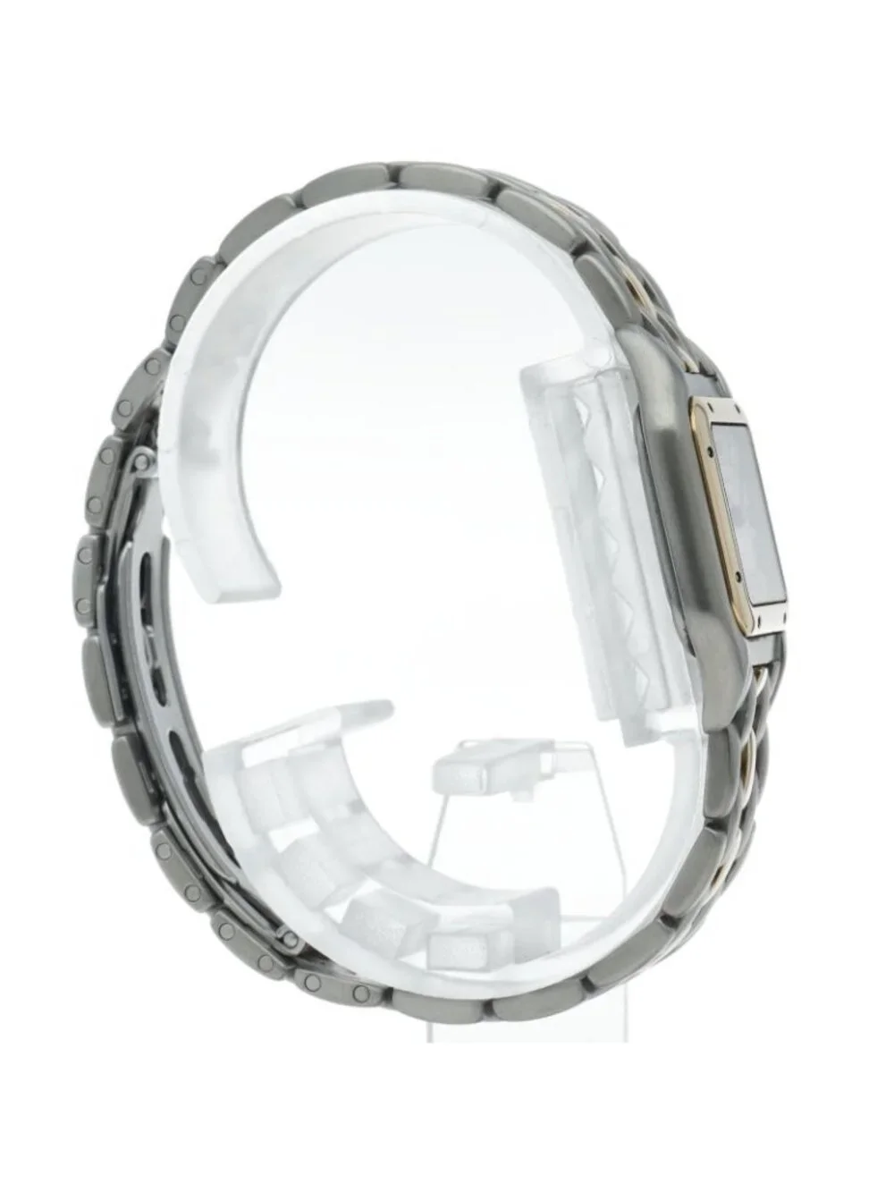 Cartier Panthere SM Watch 1 Row Box 18k Yellow Gold SS Silver Polished